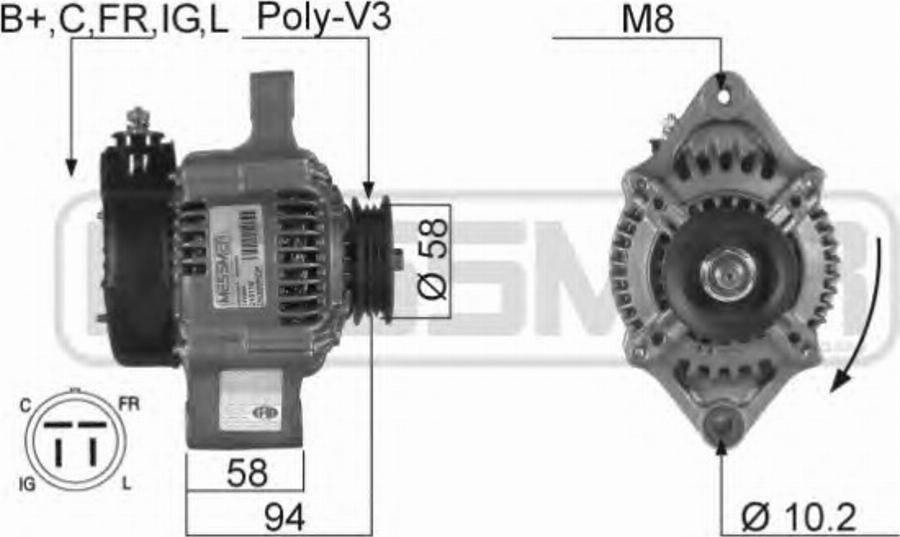 Messmer 210119 - Ģenerators www.autospares.lv