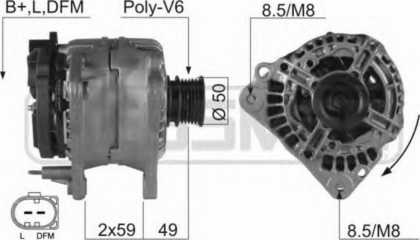 Messmer 210138 - Ģenerators autospares.lv