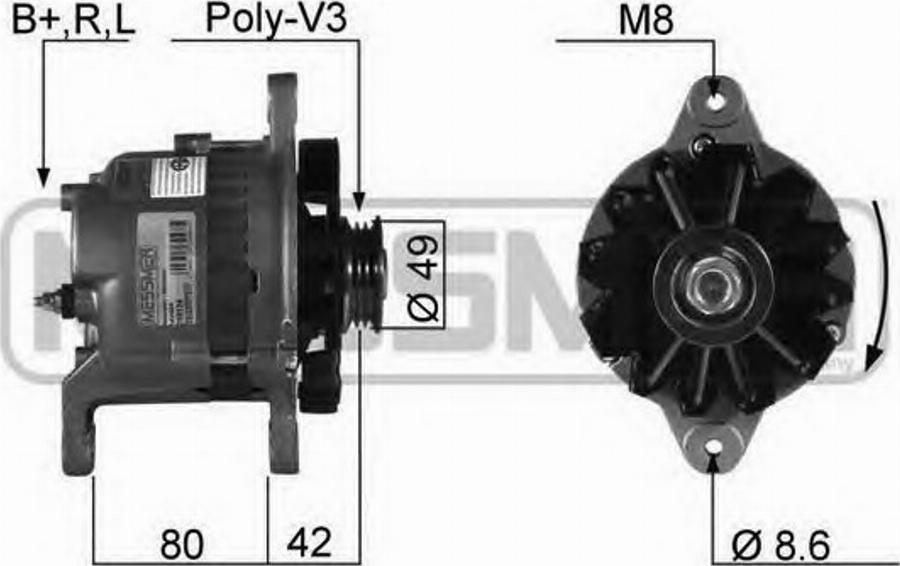 Messmer 210124 - Генератор www.autospares.lv