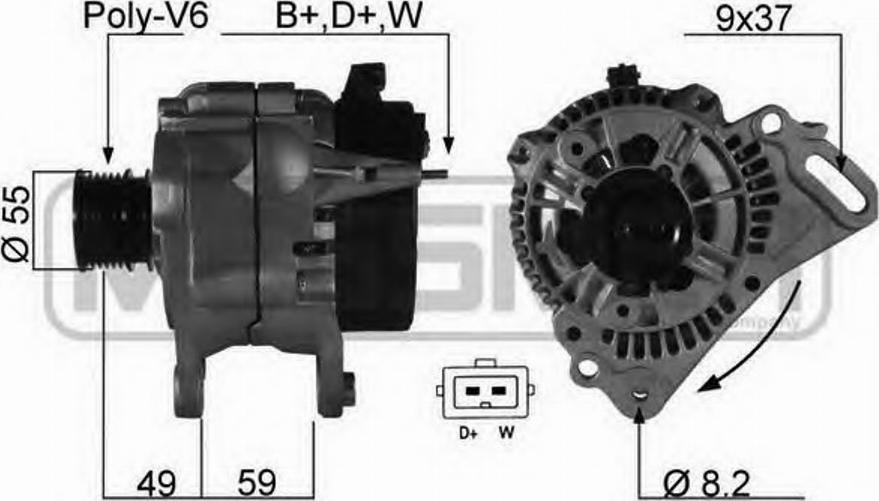 Messmer 210121 - Alternator www.autospares.lv