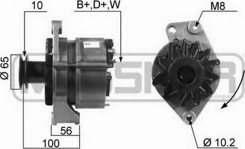 Messmer 210173 - Alternator www.autospares.lv