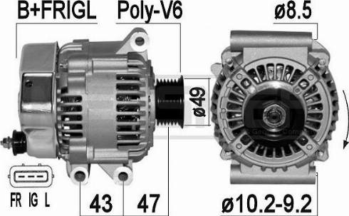 Messmer 210895A - Ģenerators www.autospares.lv