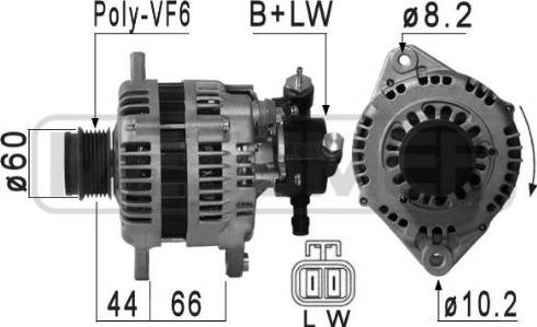 Messmer 210890A - Ģenerators autospares.lv