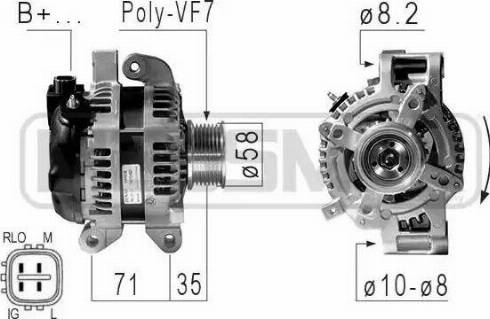 Messmer 210842 - Ģenerators autospares.lv