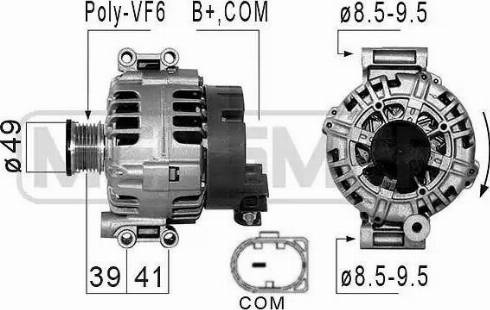 Messmer 210855 - Alternator www.autospares.lv