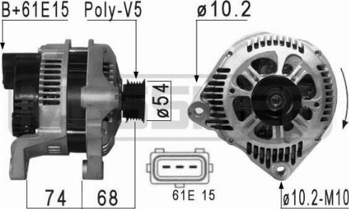 Messmer 210868A - Ģenerators autospares.lv