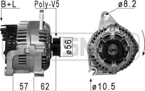 Messmer 210867A - Ģenerators autospares.lv