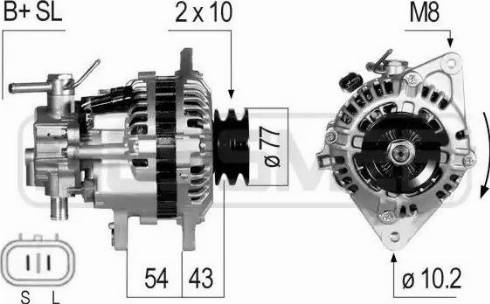 Messmer 210806 - Alternator www.autospares.lv