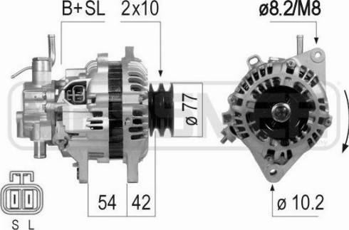 Messmer 210801R - Alternator www.autospares.lv