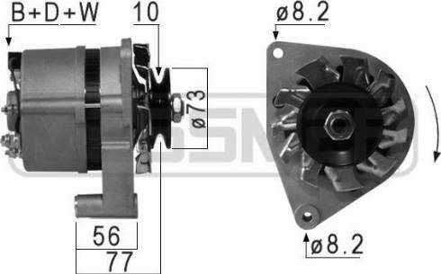 Messmer 210885A - Ģenerators autospares.lv