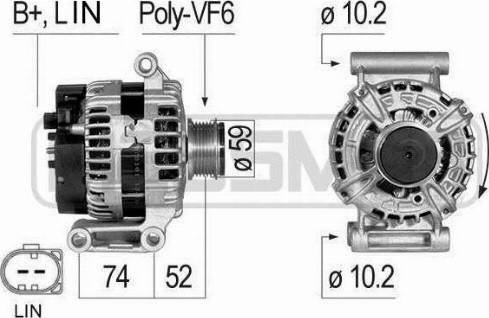 Messmer 210835A - Генератор www.autospares.lv