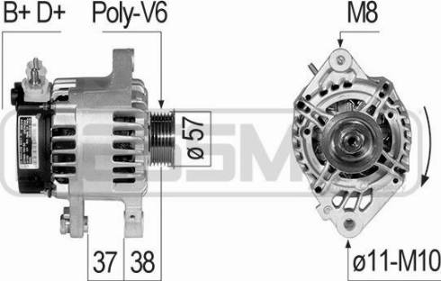 Messmer 210830A - Ģenerators autospares.lv