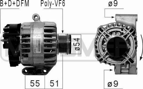 Messmer 210833A - Ģenerators autospares.lv