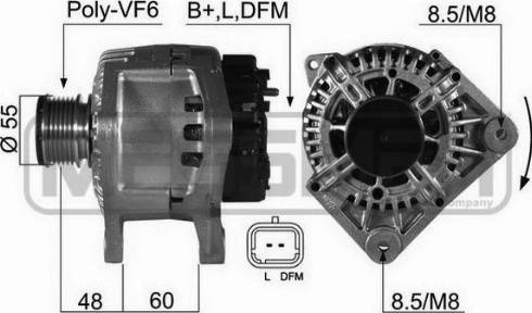 Messmer 210394A - Alternator www.autospares.lv