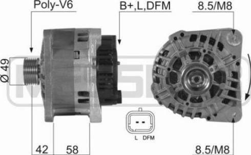 Messmer 210390A - Ģenerators autospares.lv