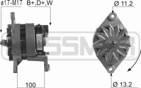 Messmer 210393A - Генератор www.autospares.lv