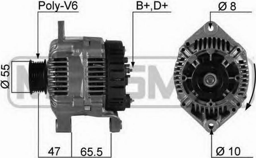 Messmer 210345 - Alternator www.autospares.lv