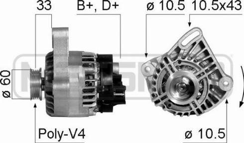 Messmer 210348A - Ģenerators autospares.lv