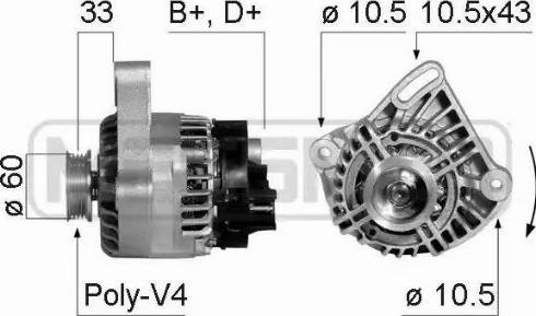 Messmer 210348 - Ģenerators autospares.lv