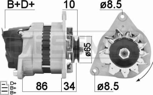 Messmer 210343A - Ģenerators autospares.lv