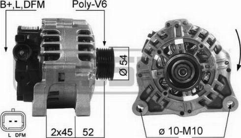 Messmer 210347A - Alternator www.autospares.lv