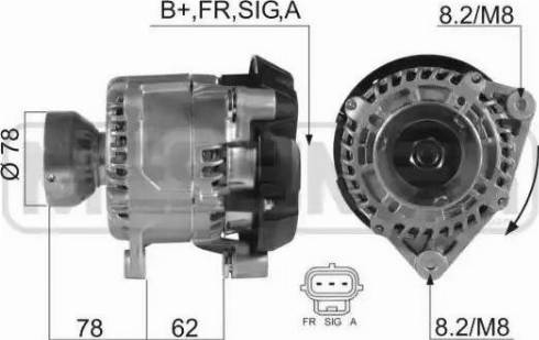 Messmer 210366 - Alternator www.autospares.lv