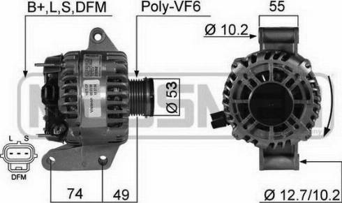 Messmer 210362A - Alternator www.autospares.lv