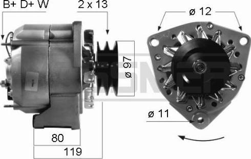 Messmer 210306A - Ģenerators autospares.lv