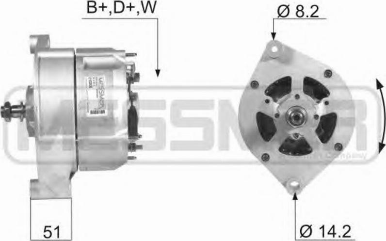 Messmer 210300 - Alternator www.autospares.lv