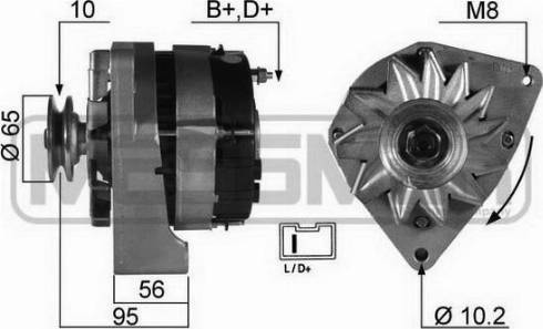 Messmer 210336R - Alternator www.autospares.lv