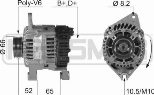 Messmer 210338A - Alternator www.autospares.lv