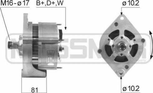 Messmer 210293A - Ģenerators autospares.lv