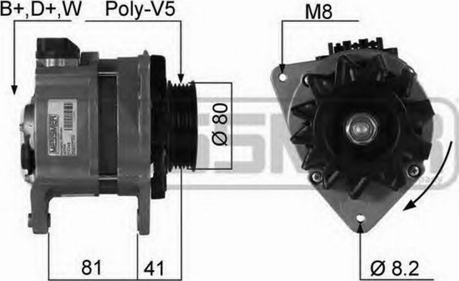 Messmer 210245 - Alternator www.autospares.lv