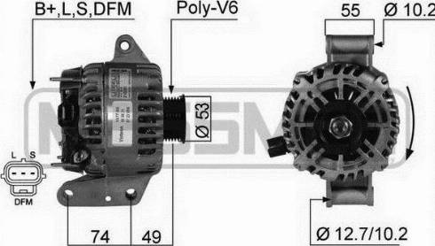 Messmer 210241A - Alternator www.autospares.lv