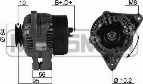 Messmer 210242A - Alternator www.autospares.lv