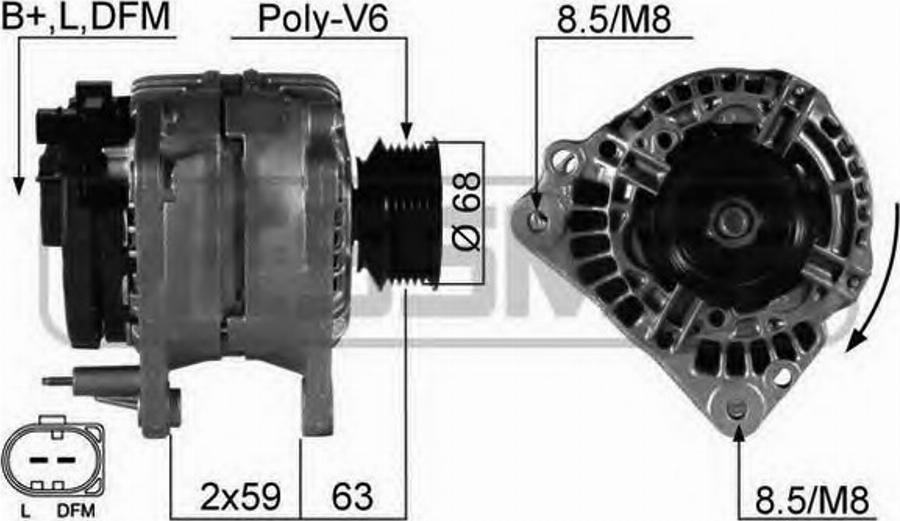 Messmer 210256 - Ģenerators autospares.lv