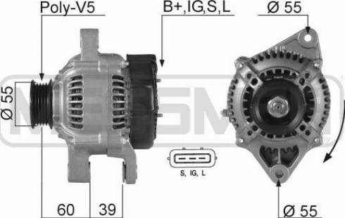 Messmer 210266A - Alternator www.autospares.lv