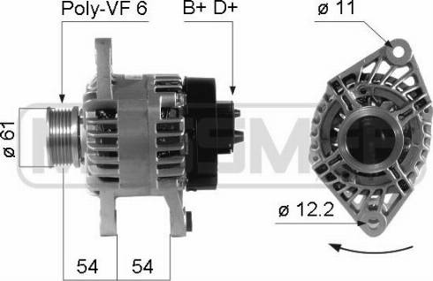 Messmer 210263A - Ģenerators autospares.lv