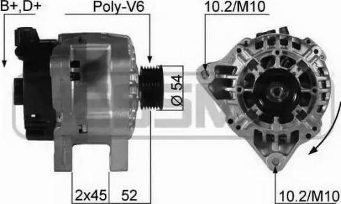 Messmer 210205 - Alternator www.autospares.lv