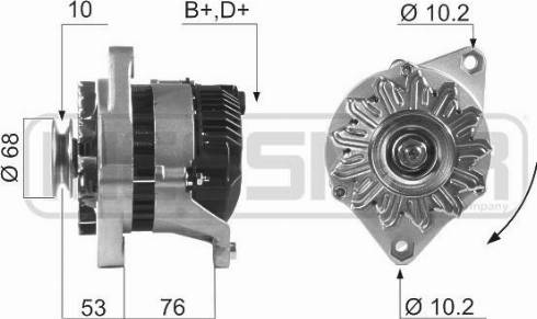 Messmer 210214R - Генератор www.autospares.lv