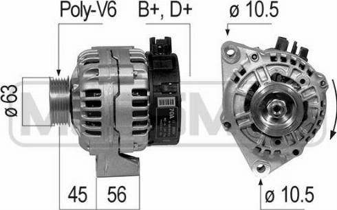 Messmer 210216A - Генератор www.autospares.lv