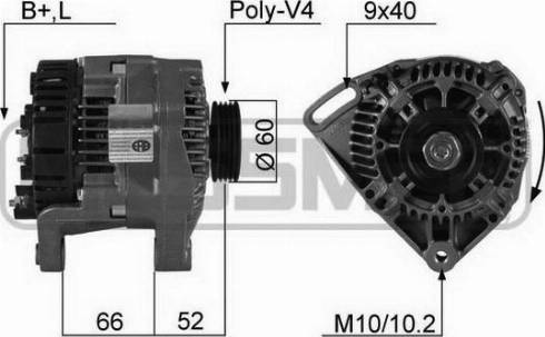 Messmer 210284R - Alternator www.autospares.lv