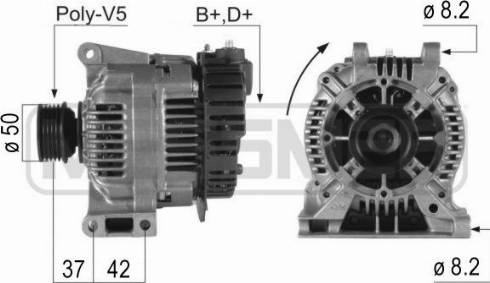 Messmer 210233A - Ģenerators autospares.lv