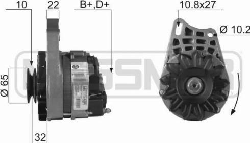 Messmer 210225A - Alternator www.autospares.lv