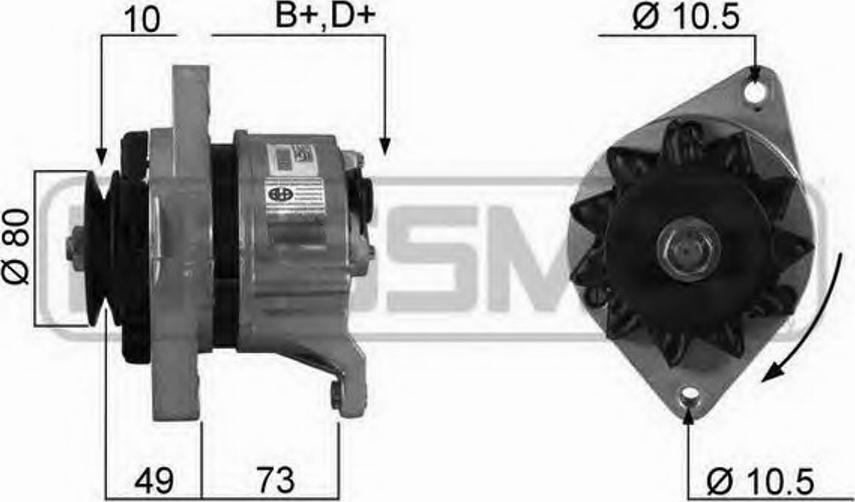 Messmer 210220 - Alternator www.autospares.lv