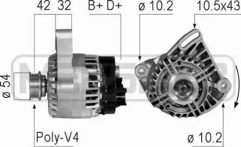 Messmer 210743 - Alternator www.autospares.lv