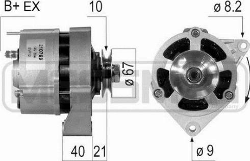 Messmer 210769A - Alternator www.autospares.lv