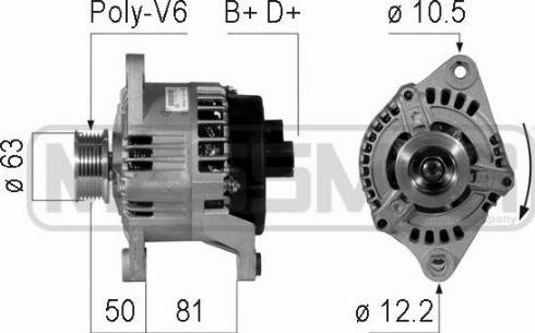 Messmer 210760A - Генератор www.autospares.lv