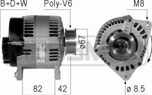 Messmer 210761A - Ģenerators autospares.lv