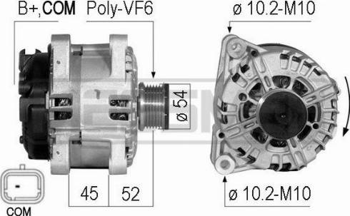 Messmer 210717A - Генератор www.autospares.lv